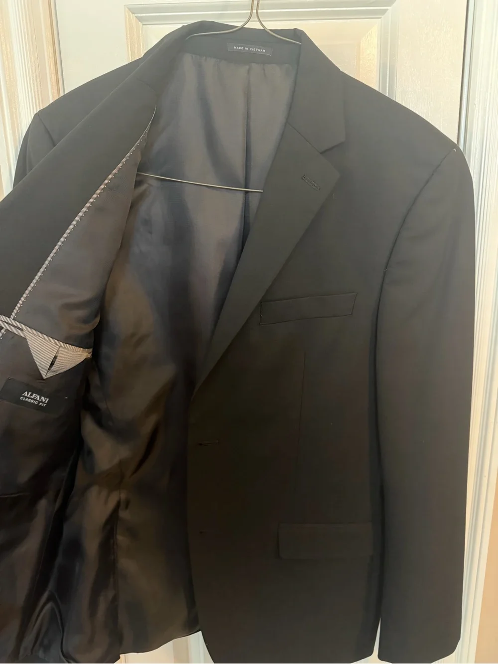Alfani Black Men's Two-Button Blazer